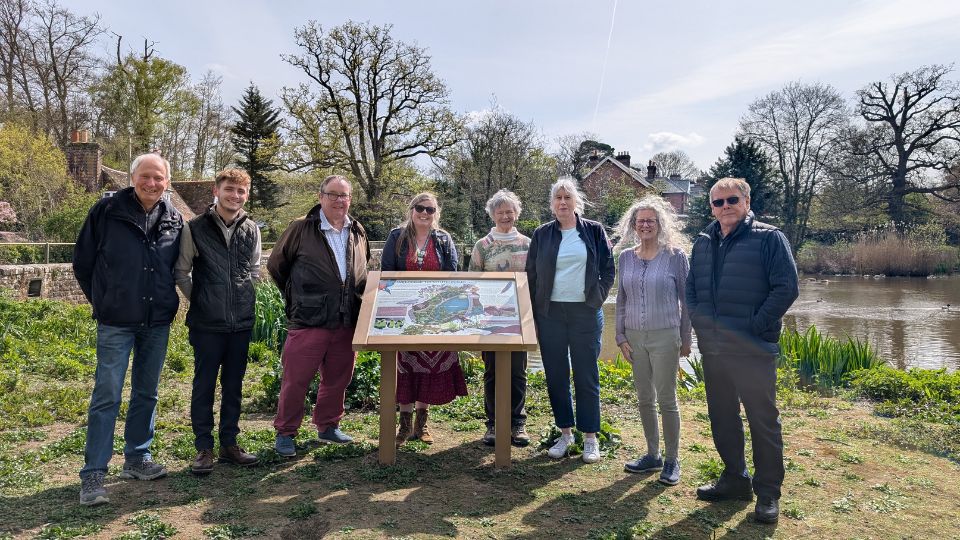 New interpretation boards unveiled at South Pond